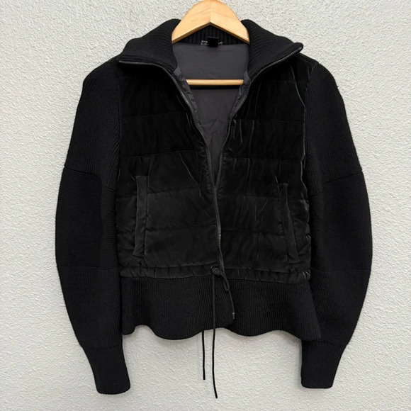 ATHLETA Hanover Hybrid Black Puffer Jacket Size XXS Full‎ Zip - Picture 4 of 8